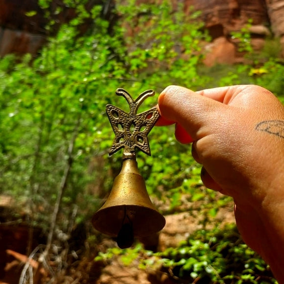 Antique small brass bell